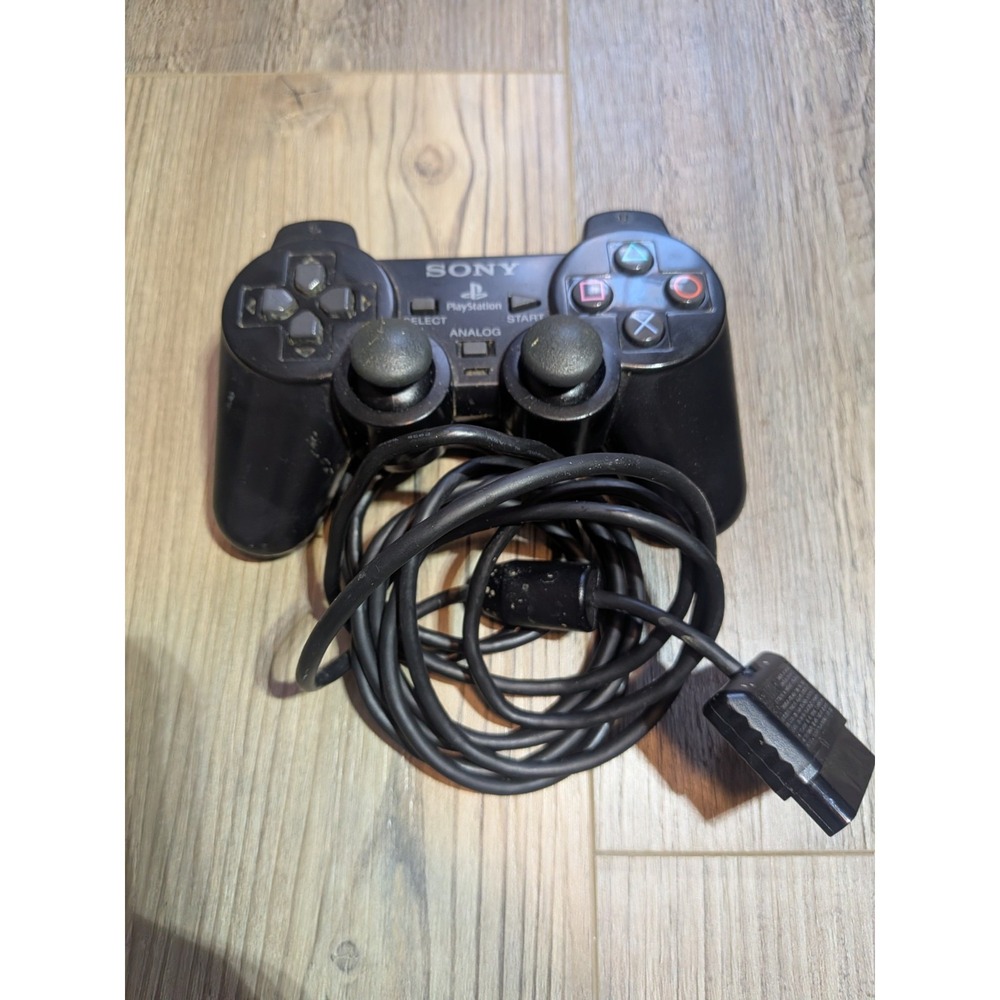 Genuine SONY PlayStation 2 PS2 PS1 DualShock 2 Controller OEM SCPH-10010 TESTED